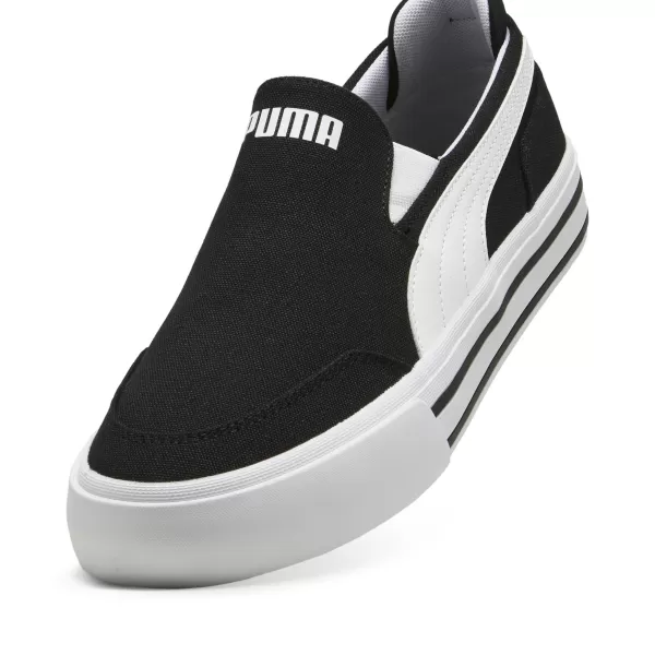  Čizme PUMA COURT CLASSIC VULC SLIPON 400216_02 PUMA CRNA/PUMA BIJELA 