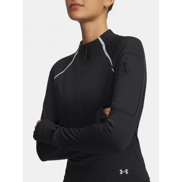  Ženska majica kratkih rukava UNDER ARMOUR UA VELOCITI PRO CW HALF ZIP 6004015-001 CRNA 