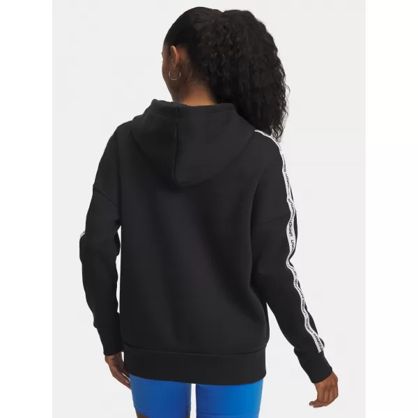  Ženski sweatshirt UNDER ARMOUR ICON FLEECE TAPED HDY 6003708-004 CRNA 