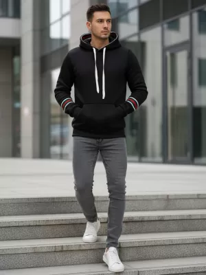 Muški sweatshirt DSTREET BX5940 CRNA