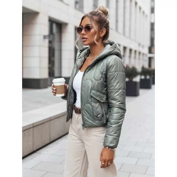  Ženska jakna DSTREET TY3712 ZELENA 
