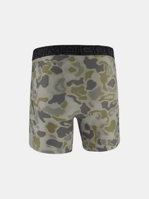 Muške bokserice UNDER ARMOUR UA PERFORMANCE TECH - PRINT 6IN - 1PK 1383875-069 TITANIJUM