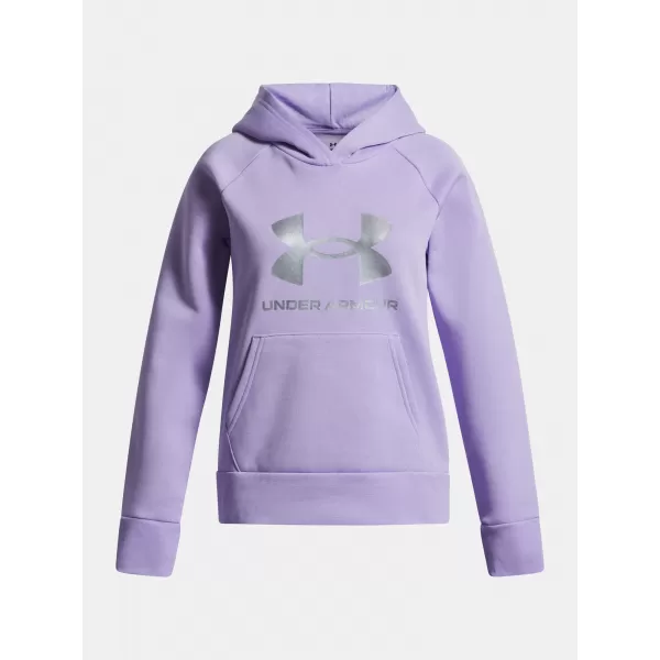 Majica za djevojčice UNDER ARMOUR UA RIVAL FLC SHIMMER HDY 6004118-538 LJUBIČASTA 