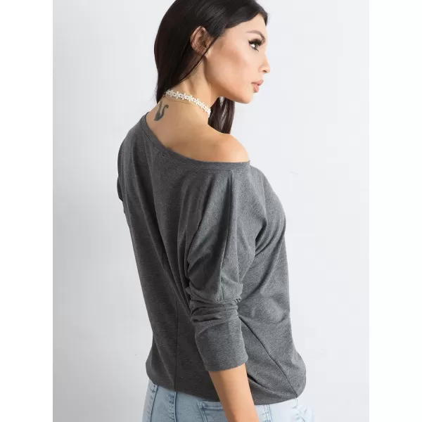  Ženska bluza BASIC FEEL GOOD RV-BZ-4691.36P TAMNOSIVA 