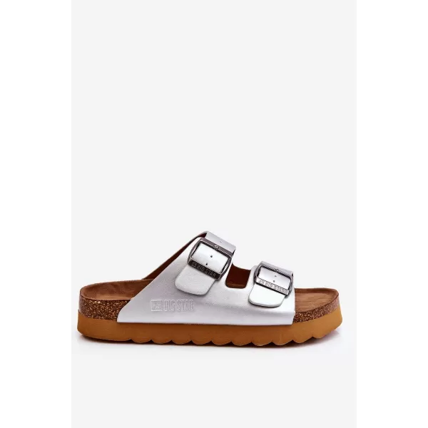  Ženske papuče BIG STAR LL274476 SILVER Big Star Shoes 