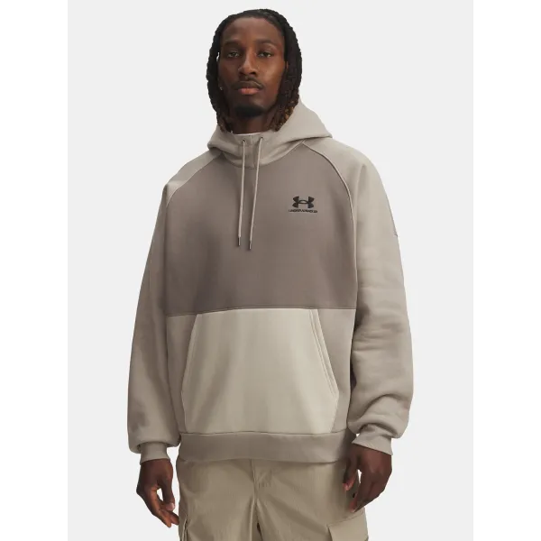  Muški sweatshirt UNDER ARMOUR ICON HW COLORBLOCKED HDY 6009390-203 SMEĐA 