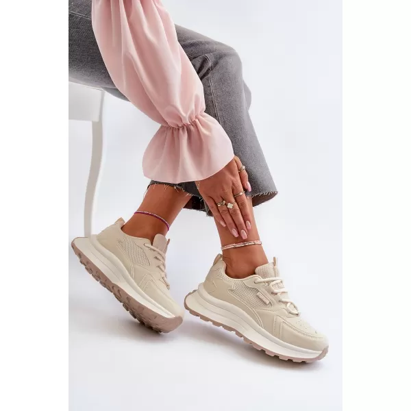  Ženske tenisice BIG STAR NN274A105 BEŽ Big Star Shoes 