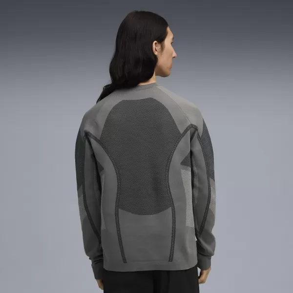  Muški sweatshirt PUMA X SAN SAN GEAR KNIT LS 632549-08 HLADNA SREDNJE SIVA 