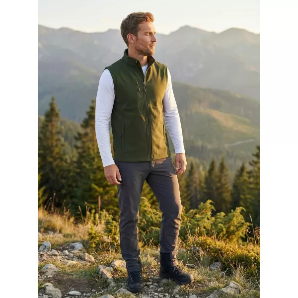  Muški softshell prsluk ALTISPORT NoPrint NP/ALM865 VOJNOG 
