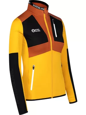 Ženska powerfleece majica NORDBLANC RIVA NBWFL8289 JANTAR