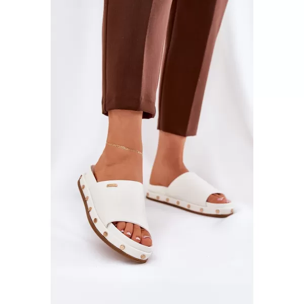  Ženske papuče BIG STAR RR274216 WHITE Big Star Shoes 