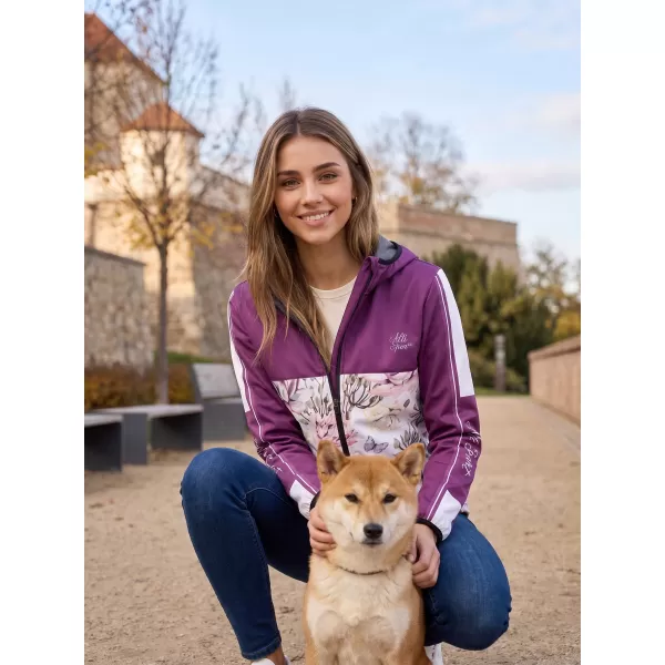  Ženska vrhunska softshell jakna ALTISPORT VOJ/ALW008JACK01 TAMNOCRVENA 