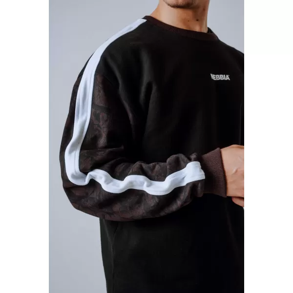  Hoodie s kapuljačom opuštenog kroja POWER 903 DARK BROWN CAMO Nebbia 