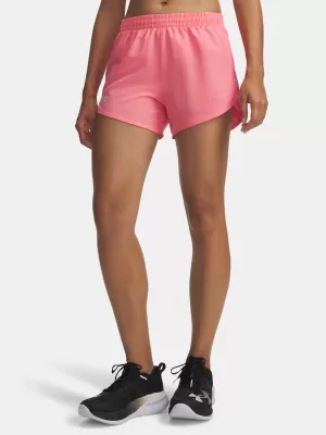 Ženske kratke hlače UNDER ARMOUR UA FLY BY 3'' SHORTS 1382438-602 RUŽIČASTA