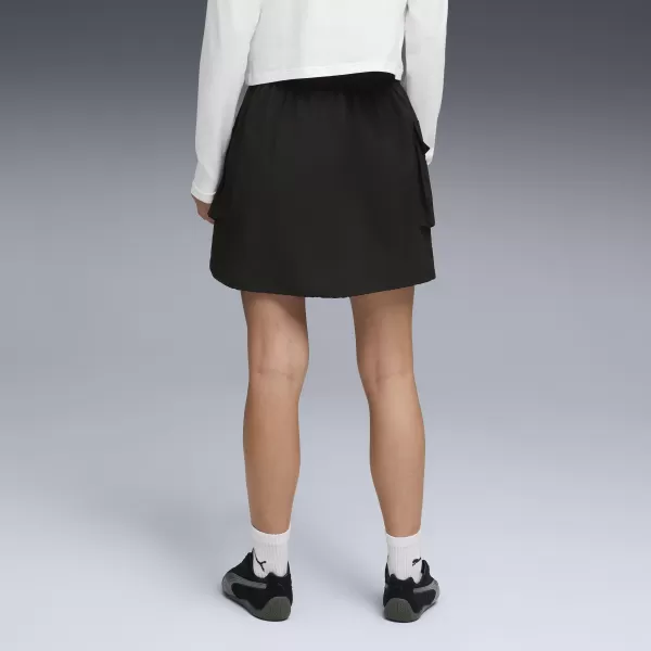  Ženska suknja PUMA WARDROBE ESS WV CARGO SKIRT 634584_01 PUMA CRNA 