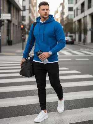 Muški komplet DSTREET AX0645 PLAVO/CRNO