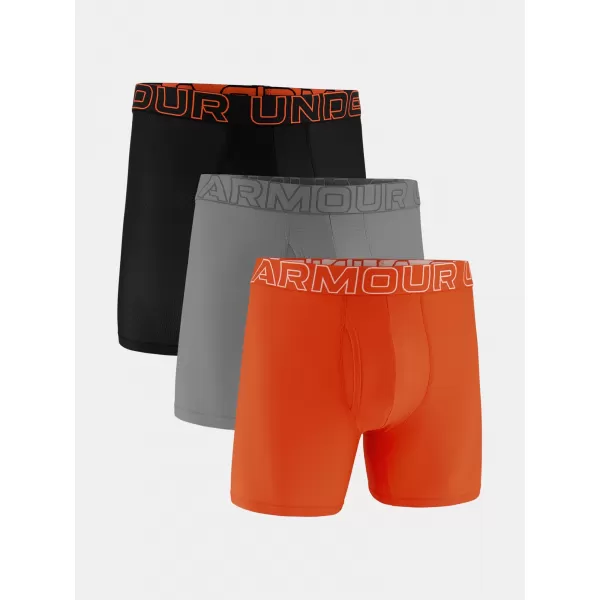  Muške bokserice UNDER ARMOUR UA PERFORMANCE TECH MESH - SOLID 6IN - 1383884-690 CRVENA 