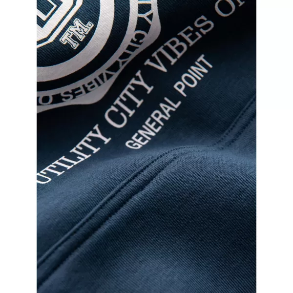  Muški sweatshirt OMBRE B1714 TAMNOPLAVA 