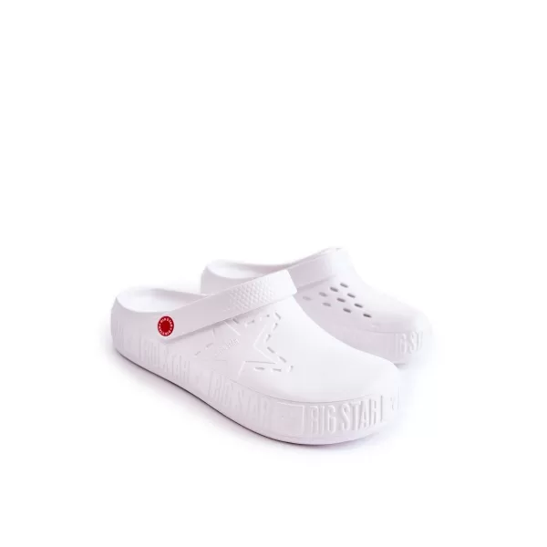  Muške papuče BIG STAR II175003 WHITE Big Star Shoes 
