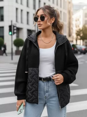Ženska jakna DSTREET TY5594 CRNA