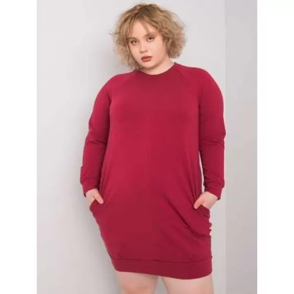  Haljina BASIC FEEL GOOD RV-SK-6296.99 TAMNOCRVENA 