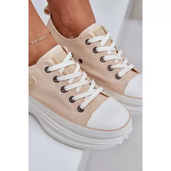  Ženske tenisice BIG STAR NN274127 BEŽ Big Star Shoes 