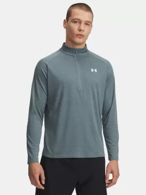 Muška majica kratkih rukava UNDER ARMOUR UA TECH TEXTURED 1/2 ZIP 1382797-587 PLAVA