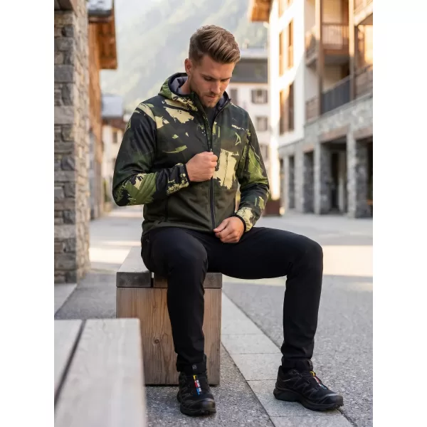  Muška vrhunska softshell jakna ALTISPORT VOJ/ALM125JACK01 MASKA/GRN 