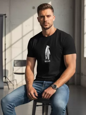 Muška majica kratkih rukava DSTREET NX062R CRNA