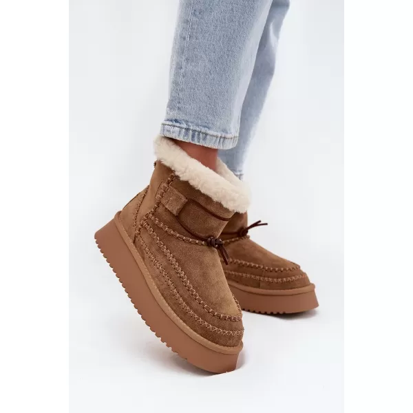  Ženske cipele BIG STAR SS274373 BROWN/BEIGE Big Star Shoes 