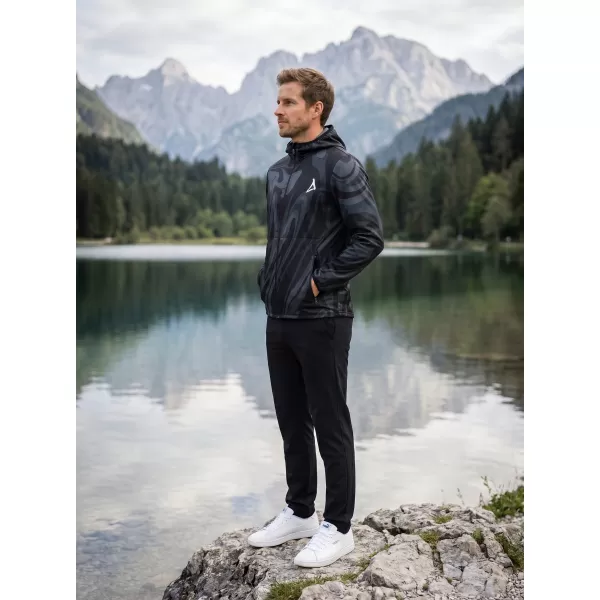  Muška vrhunska softshell jakna ALTISPORT VOJ/ALM072JACK01 CRNA 