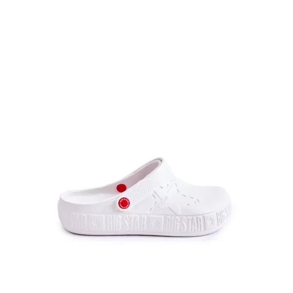  Muške papuče BIG STAR II175003 WHITE Big Star Shoes 