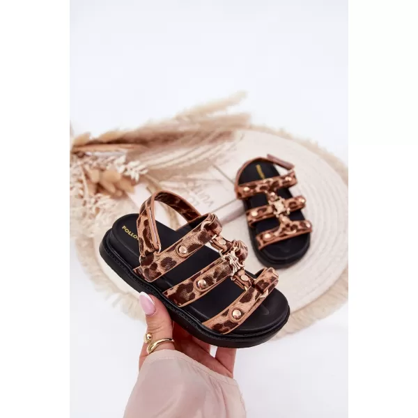  Dječje sandale BOTO LUNESSA 38047 LEOPARD 