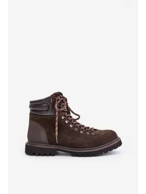 Muške cipele BIG STAR OO174644 SMEĐA/BEŽ Big Star Shoes