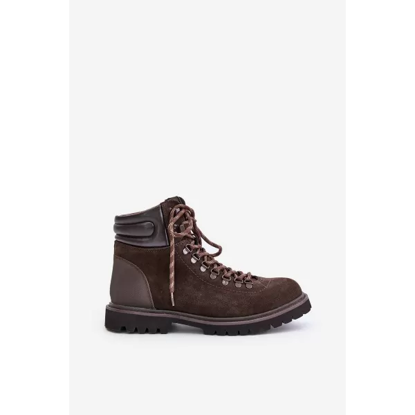 Muške cipele BIG STAR OO174644 SMEĐA/BEŽ Big Star Shoes 
