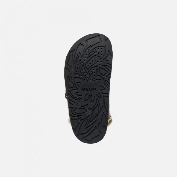  Sandale za djevojčice GEOX SANDAL FOAMMENTERA J65P0A000BCC1058 KREMASTI 