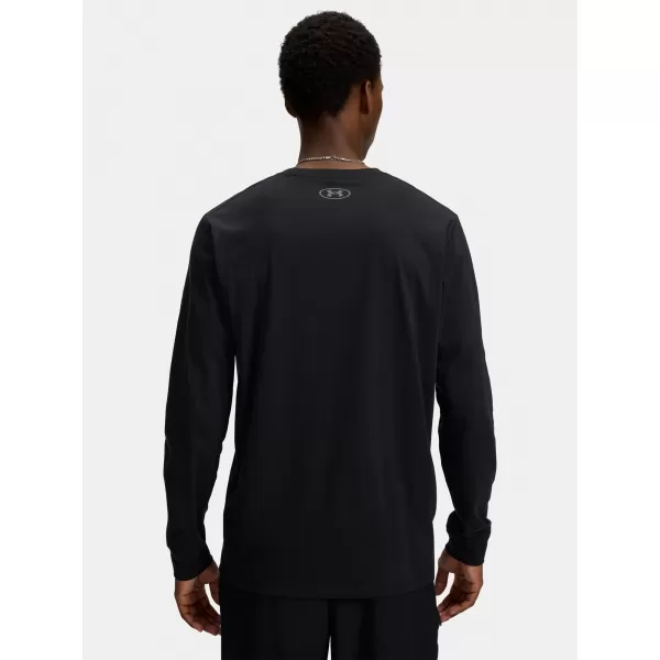  Muška majica kratkih rukava UNDER ARMOUR UA SPORTSTYLE LEFT CHEST LS 1329585-002 CRNA 