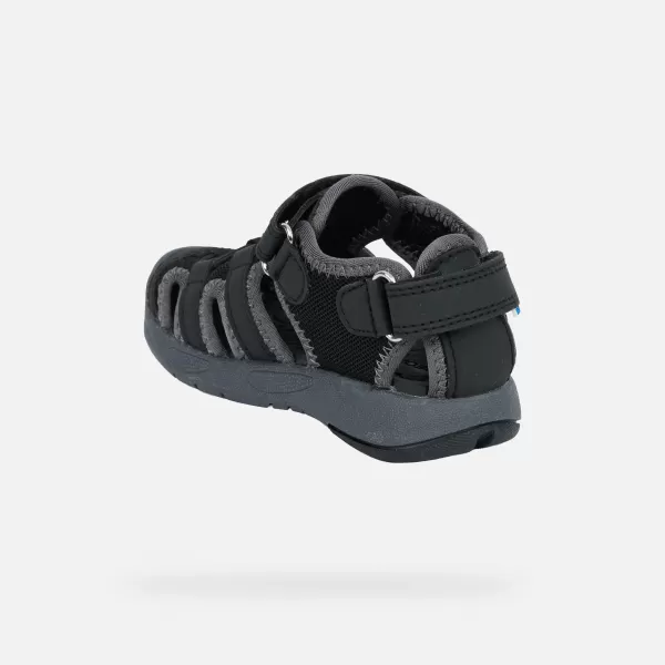 Sandale za dječake GEOX MULTY B650FA05014C9999 CRNA 