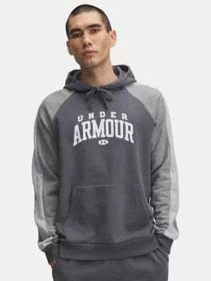 Muški sweatshirt UNDER ARMOUR UA RIVAL FLC CB HOOD 6003958-025 SIVA