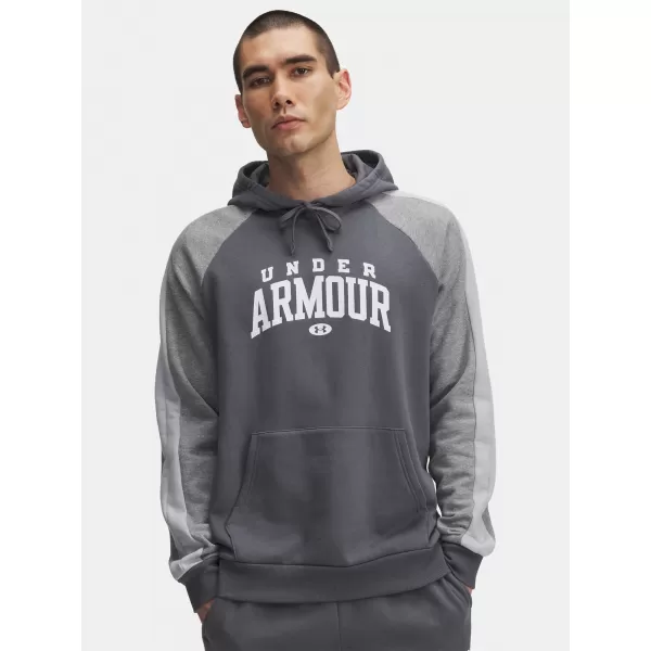  Muški sweatshirt UNDER ARMOUR UA RIVAL FLC CB HOOD 6003958-025 SIVA 