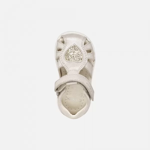  Prvi koraci djevojaka GEOX SANDAL MACCHIA B654WA0MAEWC0262 SIVA 