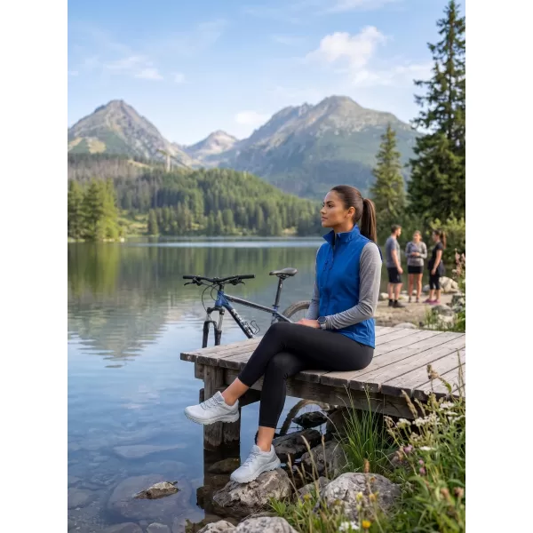  Ženski softshell prsluk ALTISPORT NoPrint NP/ALW965 KRALJEVSKO PLAVA 