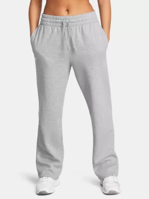 Ženske sportske hlače UNDER ARMOUR UA RIVAL FLC STRAIGHT PANT 1381847-011 SIVA