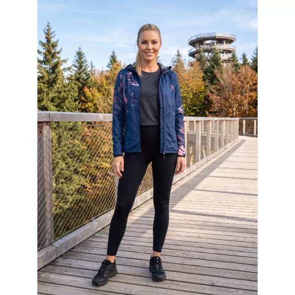  Ženska vrhunska softshell jakna ALTISPORT VOJ/ALW064JACK01 PLAVO RUŽIČASTA 