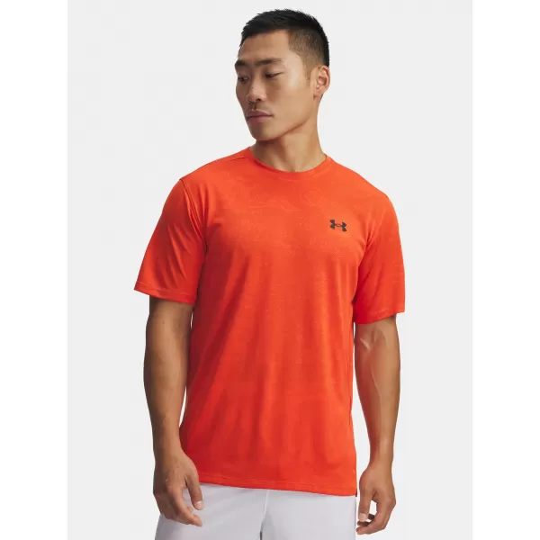  Muška majica kratkih rukava UNDER ARMOUR UA TECH VENT JACQUARD SS 1377052-844 NARANČASTA 