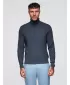 Muški pulover OMBRE OM-SWTN-0157 TAMNOPLAVA