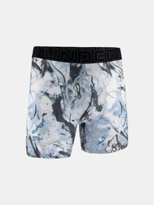 Muške bokserice UNDER ARMOUR UA PERFORMANCE TECH - PRINT 6IN - 1PK 1383875-101 CRNA