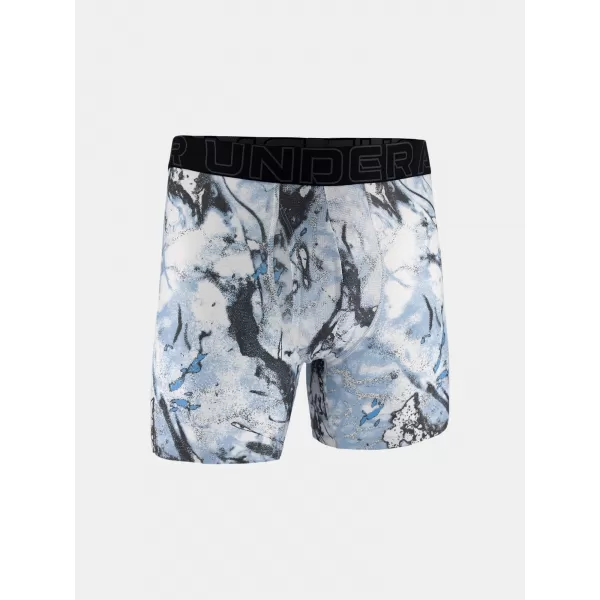  Muške bokserice UNDER ARMOUR UA PERFORMANCE TECH - PRINT 6IN - 1PK 1383875-101 CRNA 