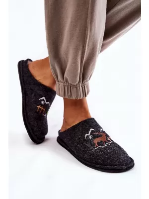 Ženske papuče BIG STAR KK276018 BLACK/BEIGE Big Star Shoes