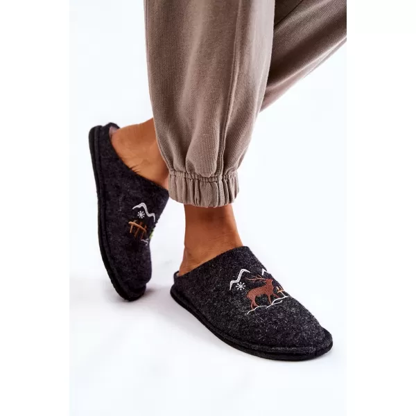 Ženske papuče BIG STAR KK276018 BLACK/BEIGE Big Star Shoes 